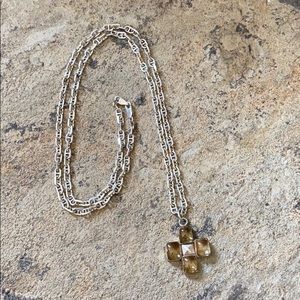 💙Sterling Silver Citrine Necklace